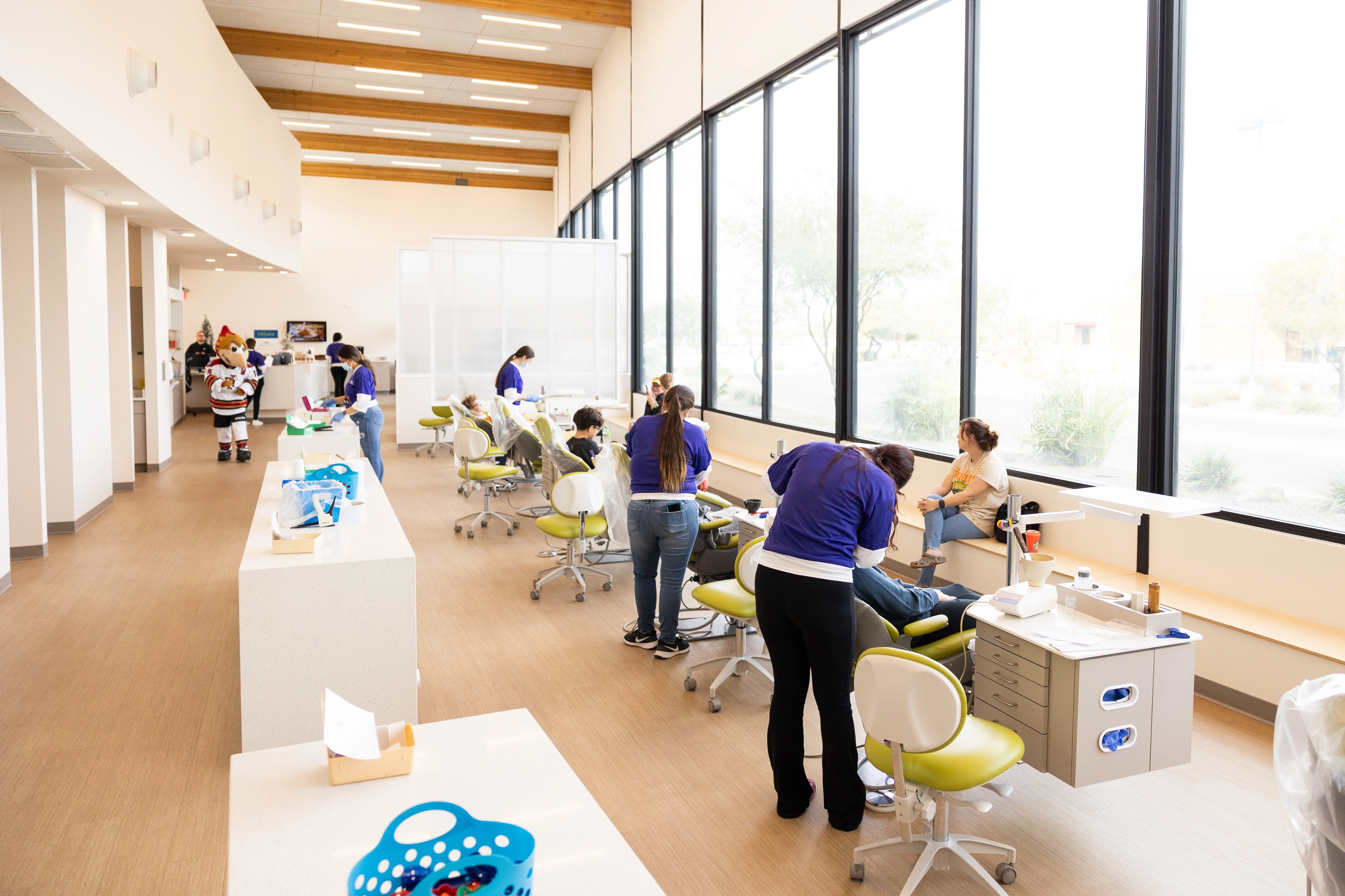 DentalPros clinicians caring for patients in a Tucson dental office